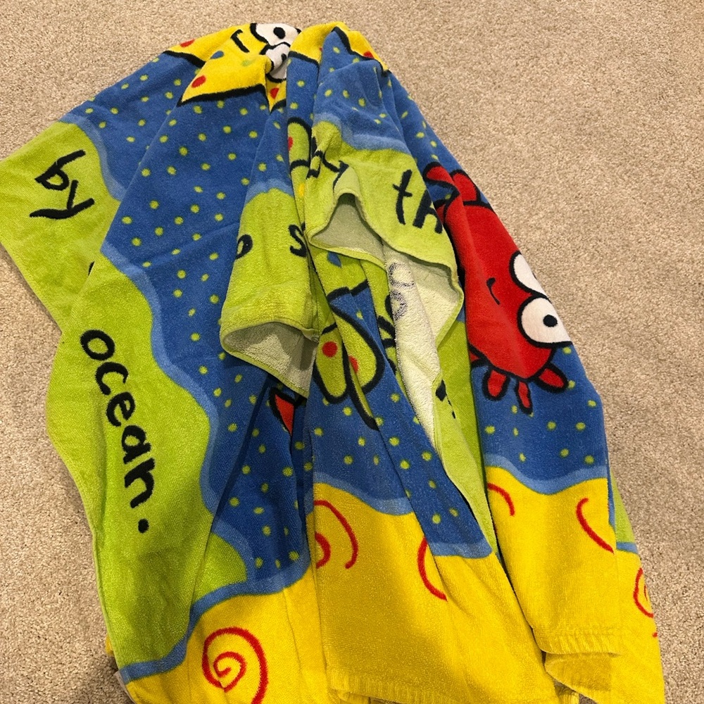 Colorful Ocean-Themed Towel Bundle